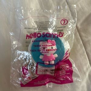 2017 McDonald's Happy Meal Hello Kitty Sanrio Keroppi Tea Cup #7 New Sealed